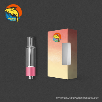 Canada trending bottom airflow empty 1ml vaporizer cartridge AG03 no lead all glass cbd cartridge with ceramic coil